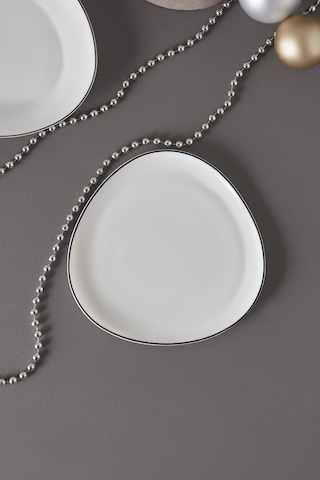 Karaca Agata Opal Cam Pasta Tabağı 18 Cm