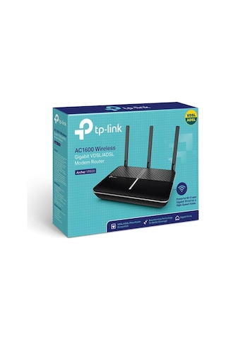 Tp-lınk Archer Vr600, Ac1600, 4 Port Gigabit, Dual Band, 1300mbps, 3ad Anten, Vdsl2, Adsl2 Modem-130847