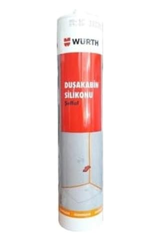 Würth Duşakabin Silikonu Şeffaf 310 Mmll