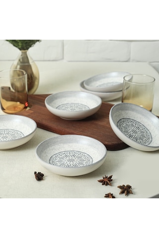 Keramika Stone Halka Çerezlik/sosluk 13 Cm 6 Adet 21427
