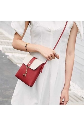 Tongxida Üste Siyah Sınır Ötesi Omuz Geyik Eğik Kadın Çantası, Küçük Binilebilir Le Siyah Siyah