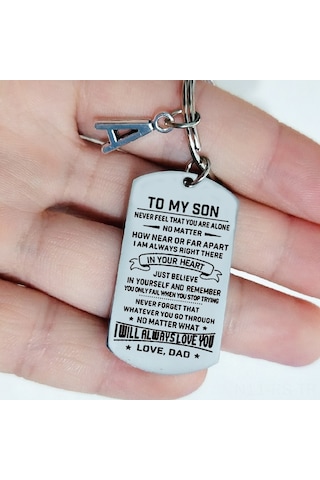 Reedark Şık Ve Dayanıklı Çelik Köpek Tasması: Oğluma Özel Kolye Ve Anahtarlık Aksesuarı