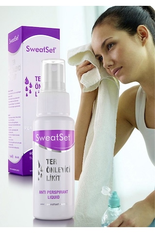 Sweatset Ter Önleyici Unisex Likit Sprey Deodorant 60 ML