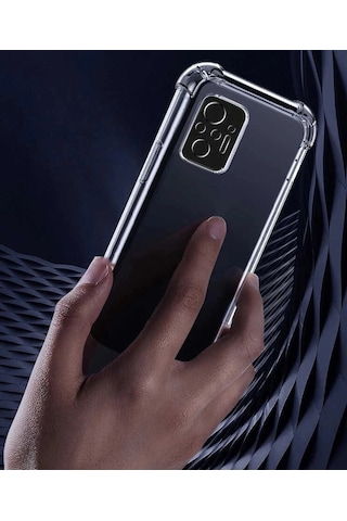 Xiaomi Poco M5s Kılıf Zore Kamera Korumalı Nitro Anti Shock Silikon
