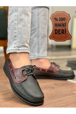 Muggo Dexter Hakiki Deri Erkek Günlük Klasik Casual Ayakkabı
