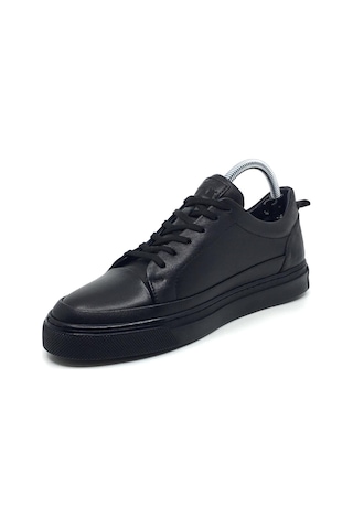 Taşpınar %100 Hakiki Deri Erkek Yazlık Rahat Günlük Sneaker Ayakkabı 40-44 Siyah