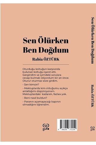 Sen Ölürken Ben Doğdum - Rabia Öztürk - Gufo Yayınları