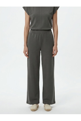 Xint Haki Pamuk Dokulu Oversize Sweat Pantolon 470535
