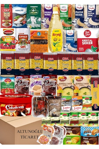 Ramazan Erzak Paketi Kumanya Yardım Gıda Kolisi Mega 45 Parça Ürün