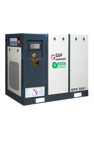 Gap Kompresör İnvertörlü Vidalı Hava Kompresörü 30 HP Tek Makine GPV30e