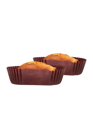 Trend Hediye Sepeti Takribi 200 Adet Büyük Boy Kahverengi Ekler Kağıdı 8.5x4 Cm, Baklava Sunumluk, Muffin Kek Kalı Çok Renkli