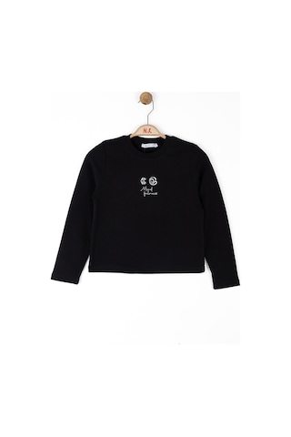 Nk Kids Mind 37321 Kız Çocuk Sweatshirt Siyah