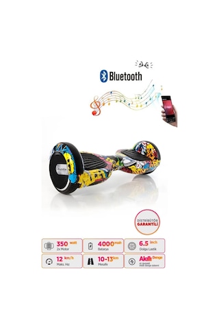 Citymate Elektrikli Kaykay Hoverboard Akıllı Denge 6.5 Inch + Hoverkart + Çanta Extrem Paket D01