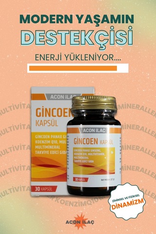 Gincoen Kapsül Multivitamin 30 Kapsül