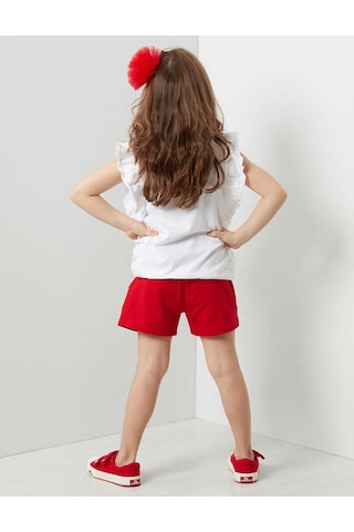 Bug Love Kız Çocuk Şort Takım-beyaz Beyaz