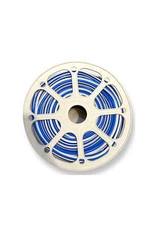 Ikinci Nesil Mavi Difüzör 5 Metre 6mm Neon Led Silikon Şerit Kapağı Led Şerit İçermez