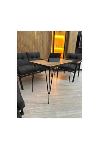Houseart Gül Metal Bahçe Koltuk Takımı 2+1+1 Masalı Balkon Teras Cafe Oturma Grubu Antrasit