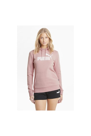 Puma Ess Logo Hoodie Tr Bridal Pembe Kadın Sweatshirt 000000000101816509 Pembe