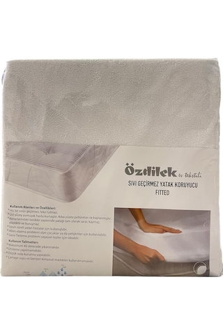 Özdilek Fitted Sıvı Geçirmez Yatak Koruyucu Alez Pamuklu 70x140 Bebek Yatağı Alezi