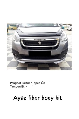 Peugeot Partner Tepee Ön Tampon Eki Karlık Fiber Boyasız