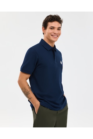 Skechers M Logo Printed Polo Erkek Lacivert Polo Yaka Tshirt S2610085-0505