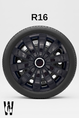 Suziki Sx4 16 İnç Jant Kapağı 4 Adet Siyah S117