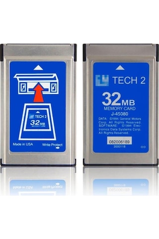 Sones Holden 1999-2013 Gm Tech T2 32mb Adanmış Veri Kartı, İngilizce Versiyonu İçin