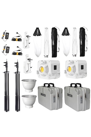 Yongnuo Ynlux100 Led Işık 2'li Lantern Softbox Set Beyaz Kasa