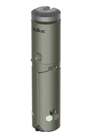 Roxform Outask Teleskopik Şarjlı Kamp Feneri, Bataryalı, Powerbank Özellikli, Led Aydınlatma, Kamp Lambası Haki Yeşili