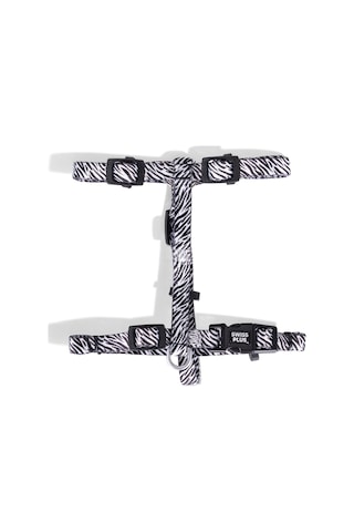 Swissplus Urban Paws Zebra Black Geri Dönüştürülmüş H-tipi Köpek Göğüs Tasması-xs Beyaz - Siyah