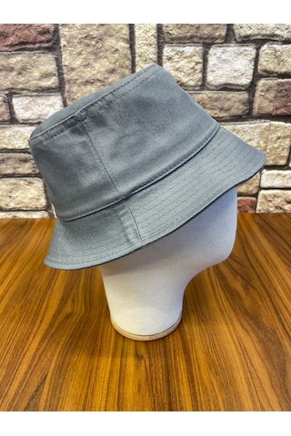 Hamze Bucket Kova Model Gabardin Kumaş Renkli Yazlık Şapka Gri