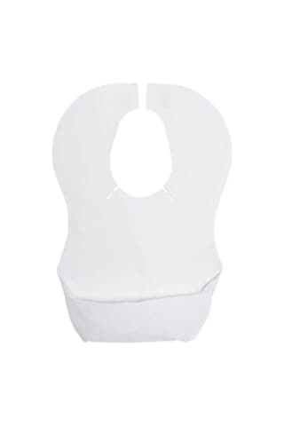 Sevi Bebe 2619 Kağıt Mama Önlüğü 12 Li Beyaz
