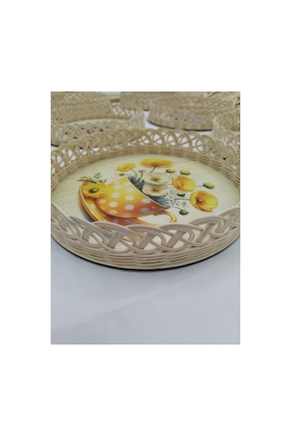%100 Doğal El Yapımı 1. Sınıf Mdf Tabanlı Fincan Temalı Dekoratif Rattan Sunum Tepsisi 30 Cm, 6 Cm, 2 Mm %100 Doğal El Yapımı 1. Sınıf Mdf Tabanlı Fincan Temalı Dekoratif Rattan Sunum Tepsisi 30 Cm, 6 Cm, 2 Mm