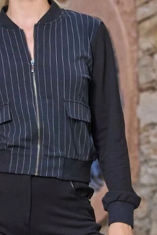 Cossy By Aqua 26007 Kadın Uzun Kollu Dik Yaka Önden Fermuarlı Spor Takım-antrasit Antrasit