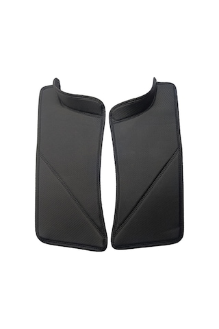 Tesla Model Y Arka Kapı İçin Dahili Eşik Şeridi Arka Koltuklar Tekme Önleyici Deri Koruyucu Ped Karbon Fiber Karbon Fiber