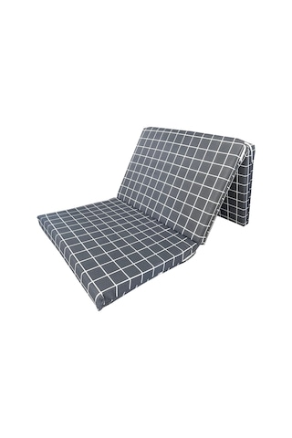 Vip Katlanır Yer Yatağı 8 Cm Kalın Sünger Yatak 80x180x8 Cm-gri Pano
