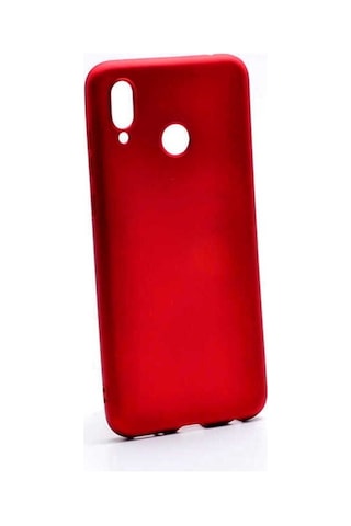 Huawei Honor Play Kılıf Zore Premier Silikon Kapak Kırmızı