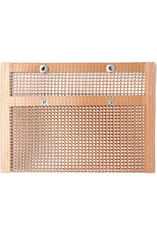 24x14cm Fiberglas Barbekü Izgara Örgü Çanta Izgara Aksesuarları Sebze Izgara Kese Bpa İçermez, Fda Sertifikalı 001