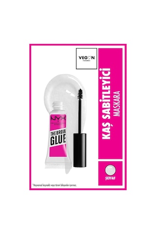 NYX Professional Makeup The Brow Glue Instant Brow Styler Şeffaf Kaş Sabitleyici Maskara
