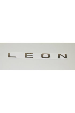 Leon 2007 - 2020 Arka Bagaj Yazısı Krom