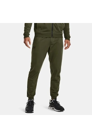 Under Armour Sportstyle Tricot Jogger Erkek Haki Eşofman Altı