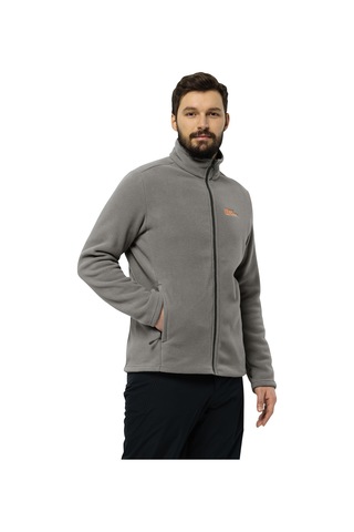 Jack Wolfskın Jack Wolfskin Winterstein Fz Erkek Gri Polar Ceket 6185 Gri