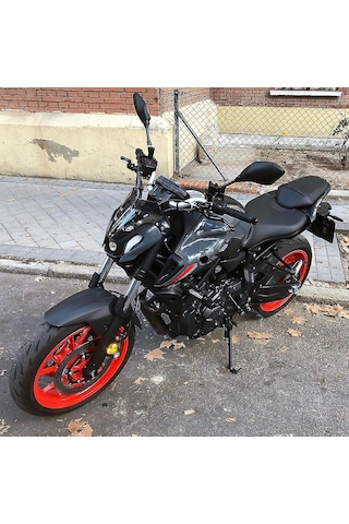 Padalink Yamaha Mt-07 2021 İçin Pcplastik Siyah Rüzgar Koruyucu - Aerodinamik Artırıcı, Kolay Kurulum, Güvenli Sürüş