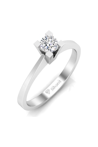 0,30 Karat D Renk Uluslararası Sertifikalı Pırlanta Tektaş Yüzük (464659574)