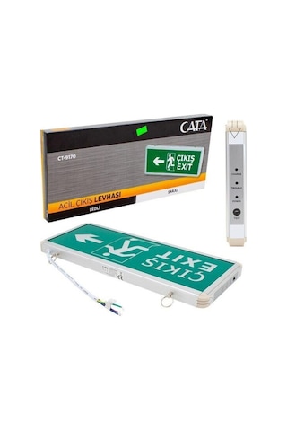 Ct-9170 Ledli Exıt Armatür - Acil Çıkış Levhası 3 Saat Şarjlı Diğer