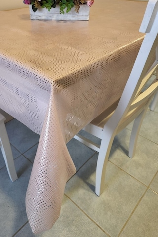 Ithal Pvc Muşamba - Desenli Silinebilir Masa Örtüsü Dgr 01 Pembe