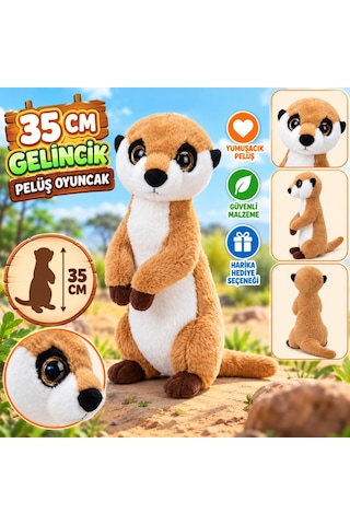 Arkhenx Pl62850 35 Cm Gelincik Peluş Oyuncak Bzs1 Çok Renkli