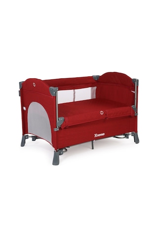 Yoyko Exclusive Comfort 8-in-1 Anne Yanı Park Yatak & Oyun Parkı 70x110 - Bordo