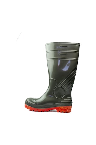 Babalı 2027 Doğan Haki Uzun Kadın İş Çizmesi 36 Cm Siyah