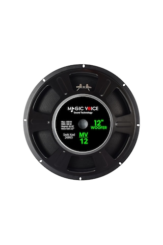 Max 600w / 300 Watt 12 30 Cm Woofer Yedek Hoparlör Mv-12